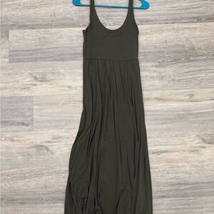 Olive Green Maxi Dress